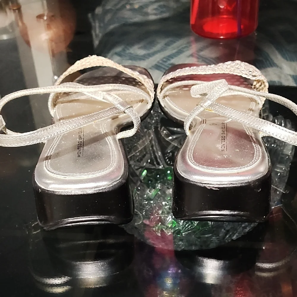 Elegant Silver Sandals